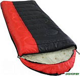 Аляска Camping Plus Series -10 (левая молния, красный/черный)