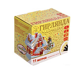 Картинка Гирлянда Серпантин 11 м 120 ламп LED (желтый)