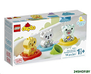 Картинка Конструктор Lego Duplo Приключения в ванной: плавучий поезд для зверей 10965