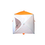 Картинка Зимняя палатка Пингвин Mr.Fisher 200 (2 слоя, бело-оранжевый)