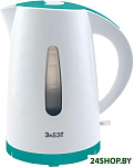 Картинка Электрочайник ЭлБЭТ ЕК 1.7-01Р Elbet (изумрудный)