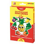 Пластилин растительный КРОХА 10 цв.
