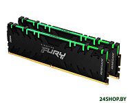 Картинка Оперативная память Kingston FURY Renegade RGB 2x8GB DDR4 PC4-32000 KF440C19RBAK2/16