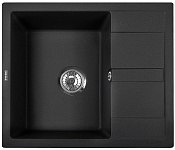 Картинка Кухонная мойка ZorG Apollo 65 (черный опал)