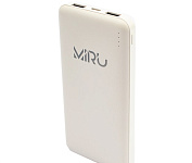 Картинка Портативное зарядное устройство Miru 3001 (белый)