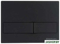 Картинка Панель смыва Berges Wasserhaus Novum L5 Soft Touch (черный)