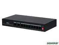 Картинка Неуправляемый коммутатор Dahua DH-PFS3010-8ET-65