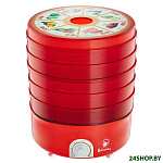 Картинка Сушилка для овощей и фруктов Василиса СО3-520 520Вт (цвет секций красный)