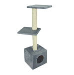 Картинка Комплекс для кошек UrbanCat D124-01-04 (светло-серый)