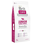 Картинка Сухой корм для собак Brit Care Junior Large Breed Lamb & Rice 12 кг