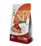 Картинка Сухой корм для кошек Farmina N and D Pumpkin Grain Free Quail and Pomegranate Adult Neutere