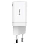Картинка Сетевое зарядное Baseus CCSUPP-E02 White