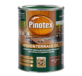 Картинка Масло Pinotex Wood&Terrace Oil CLR 1 л (тик)