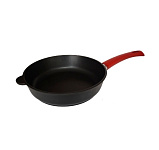 Картинка Сковорода Victoria С200Пск с красной ручкой