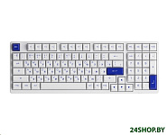 Картинка Клавиатура Akko 3098B White & Blue (Akko CS Jelly Pink)