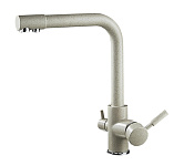 Картинка Смеситель Ledeme H55 L4055W-3 (молочный матовый)