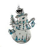 Картинка Игрушка Erich Krause Decor Снеговик ледяной (47677)