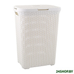 Картинка Корзина для белья Curver 189207 Natural style (кремовый)