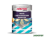 Картинка Эмаль Master Prime С металлическим эффектом 0.4 л (серебро)