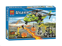 Картинка Конструктор Bela Грузовой вертолёт исследователей вулканов 10640