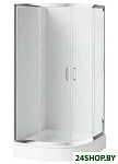 Картинка Душевой уголок Deante Funkia 90x90 KYP 051K (хром/прозрачное)