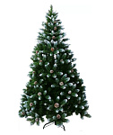 Картинка Ель искусственная Merry Bear Моника с шишками и снегом 1.5 м (SYSA-0220319)