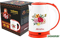 Картинка Чайник электрический Матрена MA-120 цветы (007387)