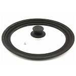 Картинка Крышка TimA 18 / 20 / 22cm с силиконовым ободом Black 48182022BL