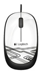 Картинка Мышь проводная Logitech M105 Mouse White