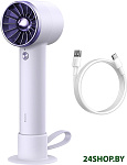 Картинка Вентилятор Baseus Flyer Turbine Handheld Fan High Capacity BS-HF002 (белый)