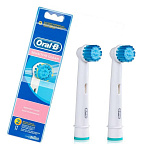 Картинка Сменная насадка Braun Oral-B Sensitive Clean EB 17-2 (2 шт)