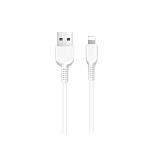 Картинка Кабель Hoco X20 Lightning (1 м, белый)