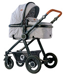 Картинка Универсальная коляска Lorelli Alexa 2020 (3 в 1, dark grey lighthouse) (10021292067)