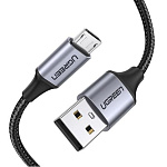 Картинка Кабель UGREEN US290 60146 1.0м (черный)