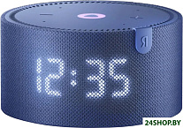 Картинка Умная колонка Яндекс Станция Мини 2 с часами (синий сапфир)