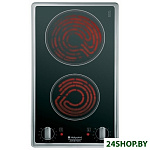 Картинка Встраиваемая электрическая варочная панель Hotpoint 7HDK 2K (IX) RU/HA