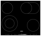 Картинка Встраиваемая электрическая варочная панель (поверхность) BEKO HIC 64503 TX