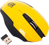 Картинка Мышь Jet.A Comfort OM-U38G (черный/желтый)