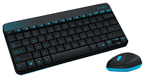 Картинка Клавиатура и мышь Logitech Wireless Desktop MK 240 Black