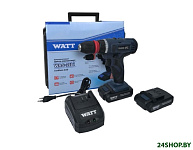 Картинка Дрель-шуруповерт WATT WAS-21Li (1.021.029.10)