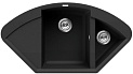 Кухонная мойка Elleci Easy Corner Full Black 40