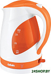 Картинка Электрочайник BBK EK1700P (белый/оранжевый)