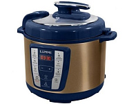 Картинка Мультиварка-скороварка Lumme LU-1450 (золотой сапфир)