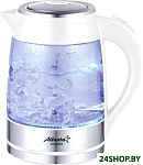 Картинка Электрочайник Atlanta ATH-2462 (белый)