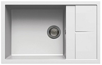 Картинка Кухонная мойка Elleci Unico 310 Bianco Titano 68