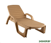 Картинка Шезлонг Ellastik Plast Прованс 190x70x32 (бежевый)