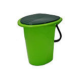 Картинка Ведро-туалет INGREEN SMART SOLUTION ING30001СЛ-7РS (фисташковый, 17л)