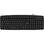 Клавиатура проводная Oklick 100M Standard Keyboard Black USB 40 009