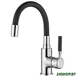 Картинка Смеситель Ledeme L1399-2 (хром/черный)