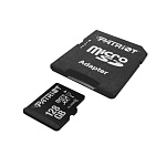 Картинка Карта памяти Patriot microSDXC LX Series (Class 10) 128GB + адаптер [PSF128GMCSDXC10]